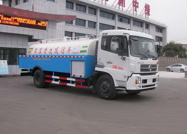 東風天錦國五高壓清洗車管道疏通車