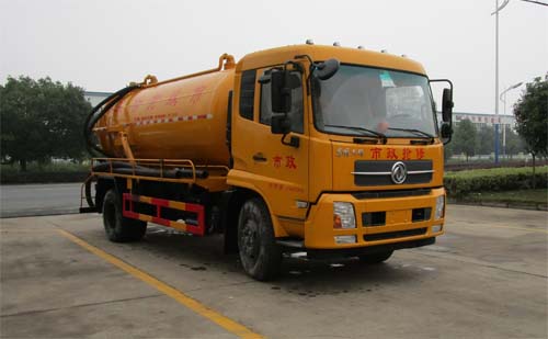 東風天錦9立方國五真空吸污車
